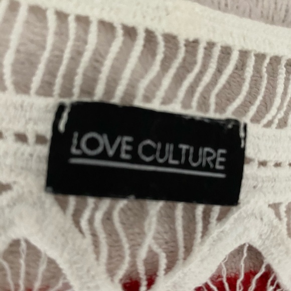 White Crochet Back Crop Top Size Small - Picture 5 of 5